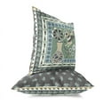 thumbnail image 3 of Birdsong Bouquet Vase Throw Pillow with Removable Cover in Green 18x18, 3 of 6