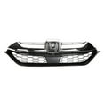 thumbnail image 2 of Front Bumper Upper Chrome Grille Grill 2017 2018 2019 For Honda CRV CR-V, 2 of 5