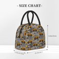 thumbnail image 2 of Pofeuu Retro Excavator Print Lunch Bag for Adult Insulated Lunch Box,Leakproof Cooler Food Lunch Containers Reusable High Capacity Lunch Tote Bags-One Size, 2 of 6