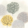 thumbnail image 3 of Vess, June Erica 20x20 Black Modern Framed Museum Art Print Titled - Forest Treasure IV, 3 of 5