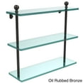 thumbnail image 4 of Mambo Collection Triple Tiered Glass Shelf - Antique Pewter / 16 Inch, 4 of 5