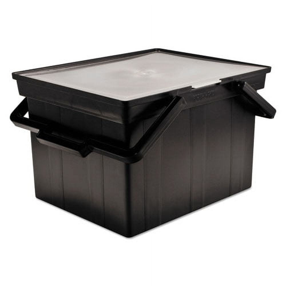 Companion Portable File, Letter/legal Files, 17" X 14" X 11", Black | Bundle of 5 Each