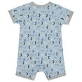 thumbnail image 6 of Cudlie 2-Pack Baby Boy Rompers – Soft Cotton, Everyday Comfort, 6 of 7