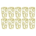 thumbnail image 3 of Clips de Papier d'Or, 50 Pcs Trombones Mini Trombones en Métal Trombones Caractéristiques de Pointe, 3 of 5