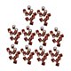 thumbnail image 5 of 100 anillos de identificación para patas de paloma, para entrenamiento, identificación de aves de corral, herramienta de gestión de aves, anillos para marrón, 5 of 8