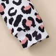 thumbnail image 5 of Popshion Girls Ruffle Sleeve Leopard T-Shirt Top and Pink Leggings Fall/Winter Set Size 3-4 Years, 5 of 7