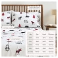 thumbnail image 5 of Great Bay Home Lodge Flannel Sheet Set - 100% Turkish Cotton - Double Brushed - King, Checkered Moose, 5 of 6