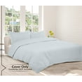 thumbnail image 5 of ROYALE LINENS White Duvet Cover Queen Size - Queen Duvet Cover Set - 3 Piece Double Brushed Queen Duvet Covers with Zipper Closure, 1 Queen Duvet Cover 90x90 inches and 2 Pillow Shams (Queen, White), 5 of 8