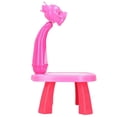 thumbnail image 2 of Multi Functional Children Drawing Table LED Projector Painting Board Educational Toy(Pink ), 2 of 3