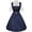 Blue, variant on Women's Classic Bavarian Dirndl Set, Square Neck High Waist Flared Skirt Suspender Dress Matching 3/4 Sleeve Lace Trim Blouse Red XL(XL)