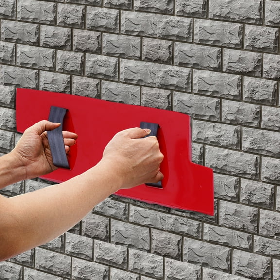 Dwellnix Professional Grade PU Concrete Stamp, Concrete Cement Wall Floor Mat, Concrete Pressure Mold Wall Mat Polyurethane Stamps Concrete Provides Natural-looking Textures on Walls (15.7 "X7.8" X