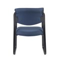 thumbnail image 3 of Boss Office Products Fauteuil d'Appoint à Base en Tissu avec Accoudoirs, Bleu, 3 of 8