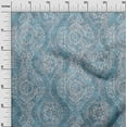 thumbnail image 3 of oneOone Velvet Light Blue Fabric Asian Craft Projects Decor Fabric Printed By The Yard 58 Inch Wide, 3 of 4