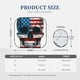 thumbnail image 3 of Balery American Flag Skull Parasol para parabrisas de coche de 2 piezas | Parasol plegable para parabrisas delantero de coche para la mayoría de sedanes-Small, 3 of 6