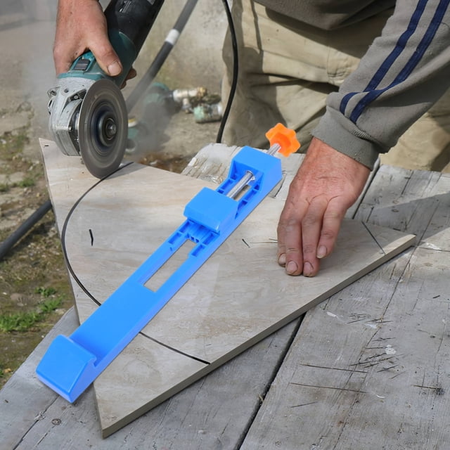 FOLOYORI Guía Para Cortadora Ajustable Azul Para Carpintería Con Seguro Y Portabilidad