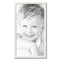 ArtToFrames 16" x 29" White Picture Frame, 16x29 inch White Wood Poster Frame (WOM-5140)