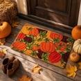 thumbnail image 7 of Orangide Fall Decor Pumpkin Doormat Natural Fiber Coir Mat with Floral Print, Absorbent Non-Slip Welcome Mat for Front Porch Entryway Indoor Outdoor, 7 of 7