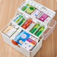 thumbnail image 5 of XKHZJL Multilayer Plastic Portable Storage Box, Multipurpose Organizer and Storage Case for Art Craft and Cosmetic, Portable Handled Storage Box for Home, School, Office, 5 of 5