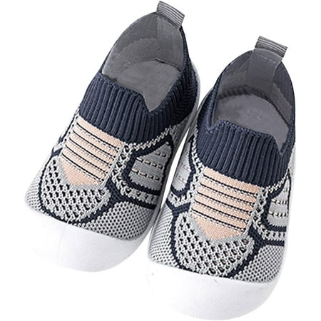 

QWZNDZGR Baby Toddler Sock Shoes TPE Sole Non-Skid Newborn Sock Boots Rubber Sole First Walker Soft Cotton