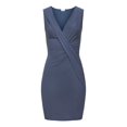 thumbnail image 4 of LASCANA Women's Cross Front Dress Ruching, 4 of 5