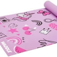 Waddle Yoga Mat, Yoga Mat for Kids, Exercise Mat for Toddlers, Kids Ages 3 Years and Up, Unicorn