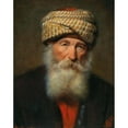 thumbnail image 3 of Eduard Charlemont 15x18 Black Modern Framed Museum Art Print Titled - Portrait of an Oriental Man, 3 of 5
