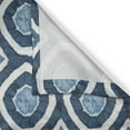 thumbnail image 3 of Ambesonne East Kitchen Curtains, Shibori Dyeing Style, 55"x39", Night Blue and Pale Blue, 3 of 3
