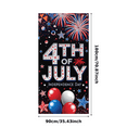 thumbnail image 2 of Patriotic Stars Independence Day Fireworks Banner Colorful Balloons 4th July Celebration for Holiday Decor Party Event Festivities, 2 of 7