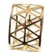 thumbnail image 1 of Piezas de anillos de servilleta huecos geométricos dorados Yuxing para fiestas hoteles banquetes mesas de comedor dorado, 1 of 5
