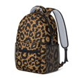 thumbnail image 2 of Black and Brown Leopard Print Backpack for School, Cute School Bag with Adjustable Shoulder Straps and Padded Back, 15.3"x11"x6.7", 2 of 5