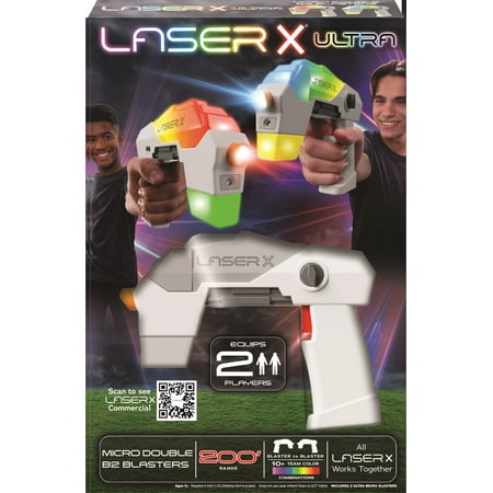 Laser X Ultra Micro Laser Tag Set – Infrared Blasters for Indoor & Outdoor, Kids Ages 6 and up