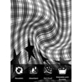 thumbnail image 7 of Gray Black Plaid Cloth Napkins Set of 6 Reusable Dinner Napkins, Vintage Star Greyish Buffalo Lattice Cocktail Napkin Washable Table Napkins for Wedding/Holiday Party/Baby Shower 20"x20", 7 of 7