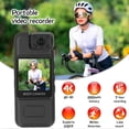 thumbnail image 4 of 1.54 inch wearable camera, 240x240 color screen, 4K video recorder, motion detection, loop recording function, 4 of 4