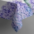 thumbnail image 5 of Purple Flower Butterfly Pattern Square Tablecloth,Waterproof Square Table Cover,Wipeable Spillproof Washable Table Cover for Home Kitchen Party Decor 52"x52"(132x132cm), 5 of 6