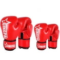 thumbnail image 4 of Wweixi Adjustable Elastic Buckle Boxing Gloves For Comfortable Wear Durable Boxing Training Thai Boxing red 6OZ, 4 of 6