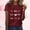 #102-Wine, variant on Ounisa Womens 3/4 Sleeve Shirts Crew Neck Valentine T Shirts Love Heart Printed Tee Tops Fashionable Blouse