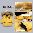 thumbnail image 4 of Snowsuits Clothing Set Winter 2 Pieces Down Jacket Coat with Snow Dungarees Bib Trousers Ski Suit Clothing, 4 of 5