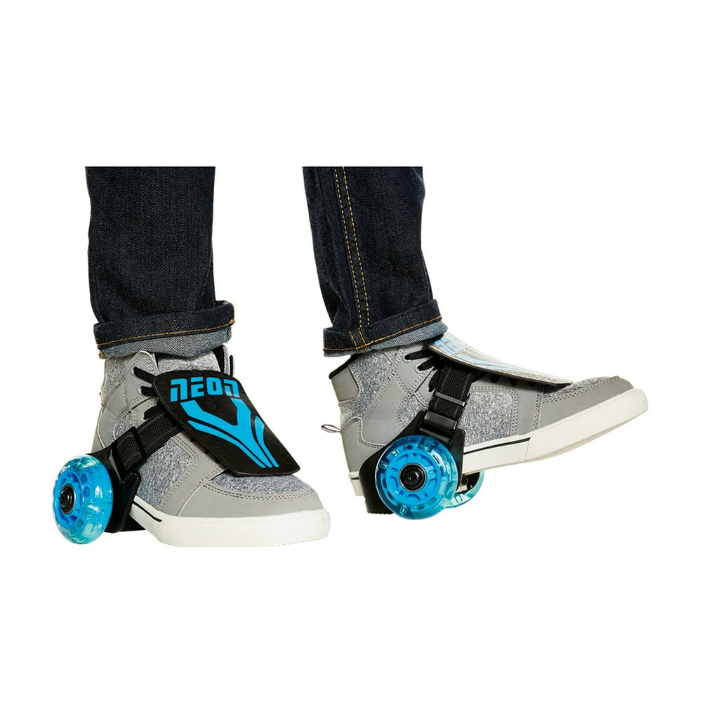 Neon Vybe Heel Skates Street Roller Blue for Kids, with LED lightup