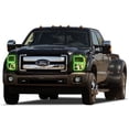 thumbnail image 3 of Flashtech Green Angel Eye LED Halo Ring kit for 2011-2015 Ford F-250 Super Duty Headlights, 3 of 3