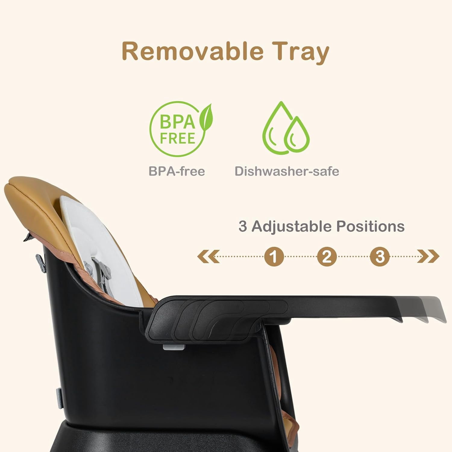 INFANS 9 in 1 High Chair, Convertible Baby Highchair for Babies and Toddlers, Table and Chair Set Building Block Infant Dining Booster Seat, Kids Stool with Activity Children Play Kitchen