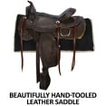 thumbnail image 2 of Schneiders Apache II Trail Saddle | Artisan-Crafted Comfort | Dark Oil | Size 15, 2 of 9