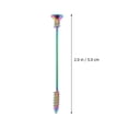 thumbnail image 2 of landege 1 Set of Industrial Barbell Earrings Cartilage Ear Double Ear Holes Spike Matte Screw Jewelry for Men Travel Party Outdoor Colorful, 2 of 10