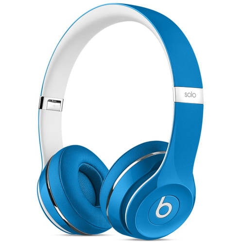 Beats By Dr Dre Solo2 Blue Luxe Edition Over Ear Headphones Ml9f2am A Refurbished Walmart Com Walmart Com