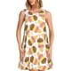 thumbnail image 1 of Easygdp Cute Ice Cream para Vestido Transpirable de Mujer, Vestido Suelto de Manga Corta con Pliegues y Bolsillos para el Verano, 1 of 7