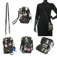 thumbnail image 5 of XB Floral Crossbody Wallet Bag for Women Cell Phone Purse Clutch Cardwallet Faux Leather, 5 of 7