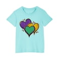 thumbnail image 1 of RXIRUCGD 2025 Vêtements d'Été pour Enfants T-shirt Imprimé Mode Mignon Col Rond Manches Courtes, 1 of 5