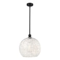 thumbnail image 6 of Innovations Lighting - White Mouchette - 1 Light Stem Hung Pendant In Modern, 6 of 7