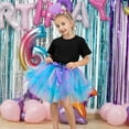 thumbnail image 2 of Youmylove Tutu Skirts for Girls Rainbow Tutu Skirt Tulle Ballet Dance Dress Colorful Kids Ballet Skirts Party Dress Up Outfit 10-12 Years, 2 of 6