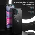 thumbnail image 4 of IBAOLE Série Aegis pour Étui iPhone 12 & Étui iPhone 12 Pro, Étui Intégrale avec Protecteur d'Écran Intégré Étui Robuste Transparente pour iPhone 12/12 Pro 6.1 Pouces - DeepblueOnyx, 4 of 7