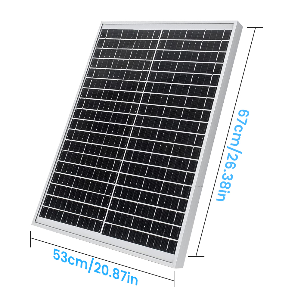 ABLINK Solar Panel 200 Watt 18 Volt, High-Efficiency Monocrystalline PV Module Power Charger for RV Marine Rooftop Farm